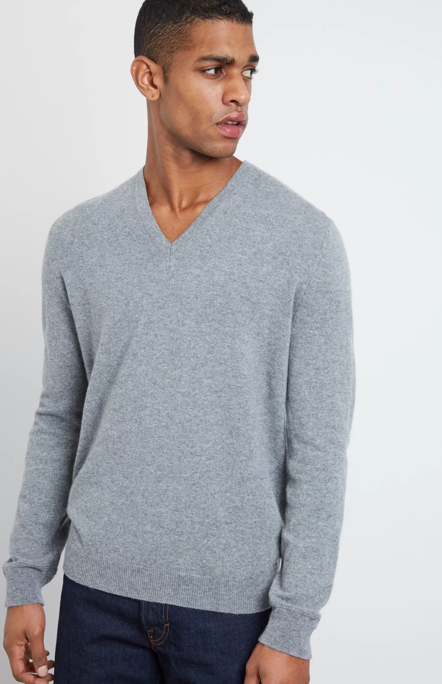 Pringle of Scotland Cashmere Jumper In Grey