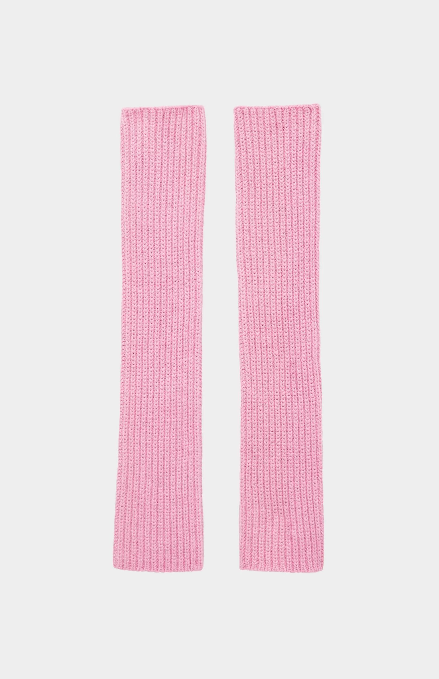 Women Pringle of Scotland Chunky Cashmere Leg Warmers In Rose Pink