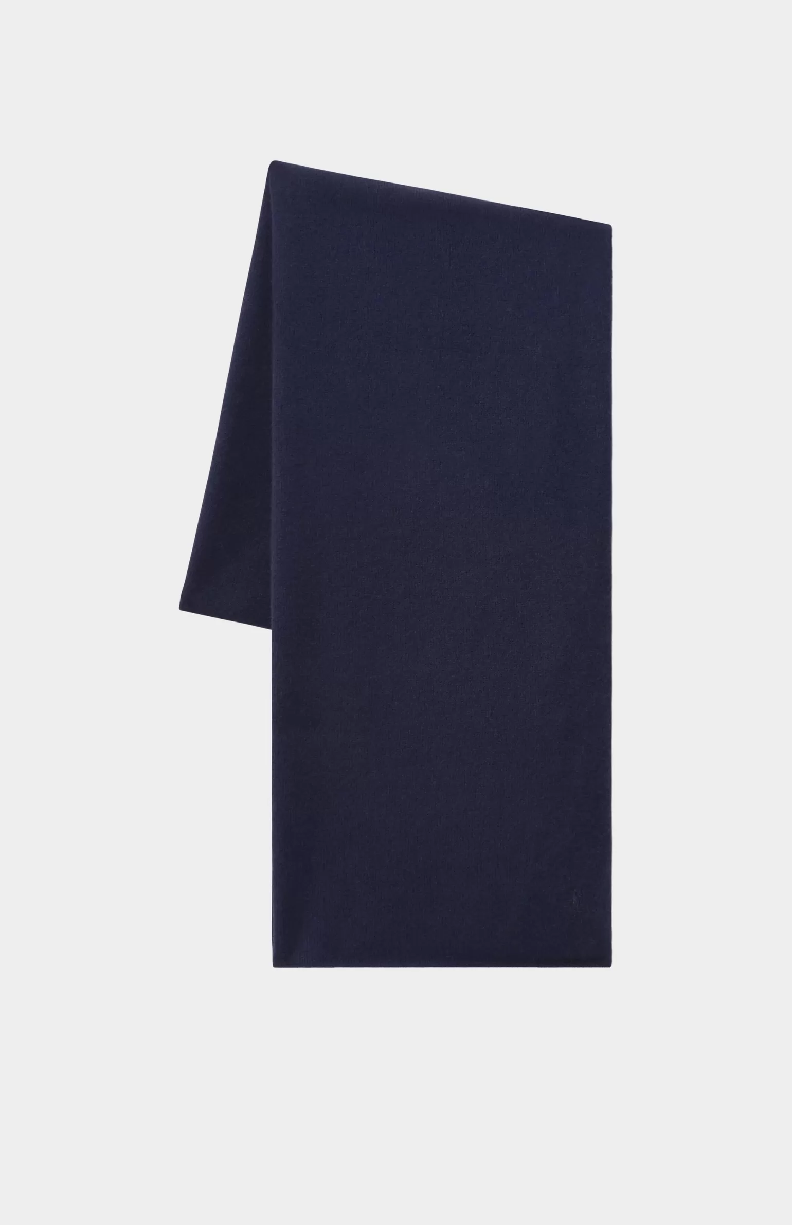 Women Pringle of Scotland Classic Cashmere Scarf In Navy Melange