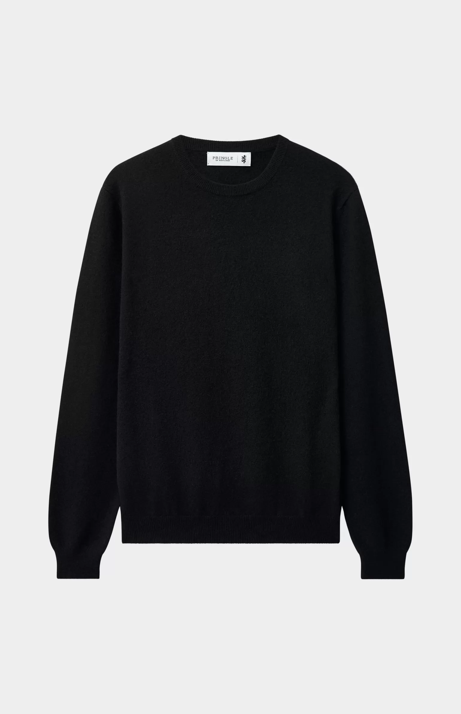 Pringle of Scotland Men's Classic Round Neck Cashmere Jumper In Black