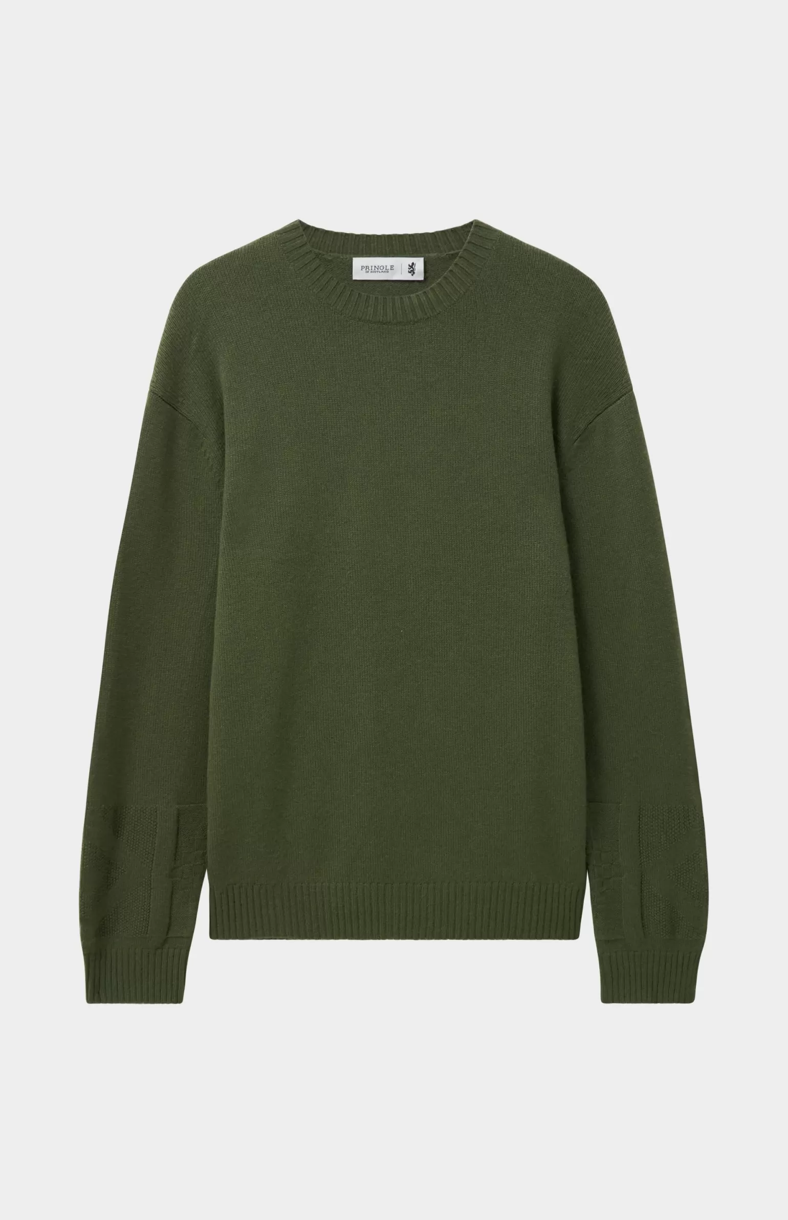 Pringle of Scotland Men's Round Neck Cashmere Jumper In Evergreen